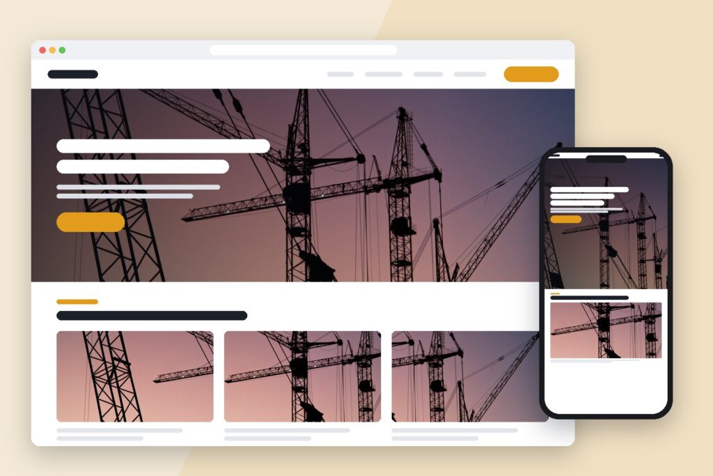 Construction Company Website Design